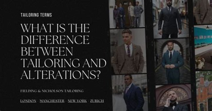 What is the difference between tailoring and alterations?