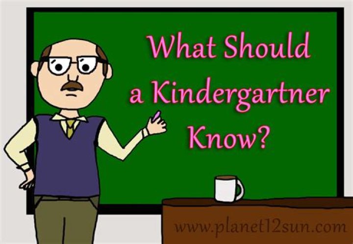 What should a kindergartner know?