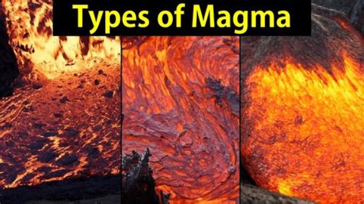 What type of volcano has rhyolitic magma?