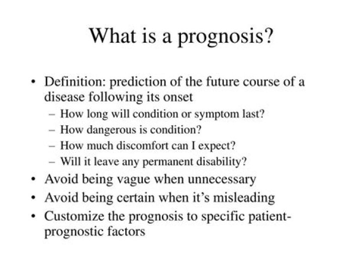 Whats a guarded prognosis?