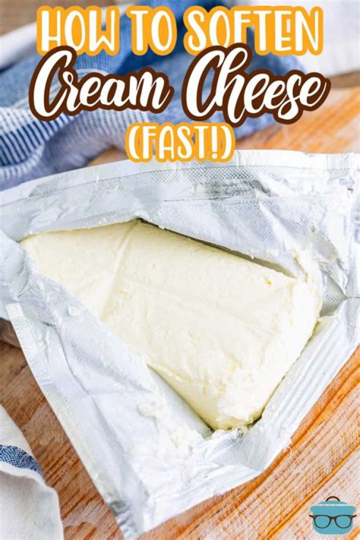 Whats the best way to soften cream cheese?