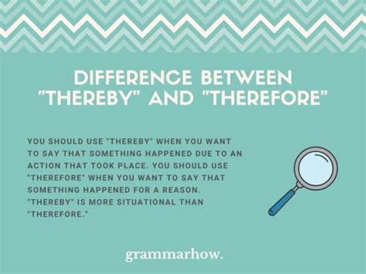 Whats the definition of thereby?