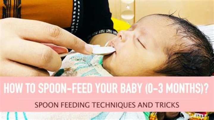 When can babies be spoon fed?