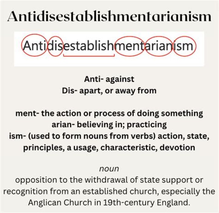When does antidisestablishmentarianism mean?