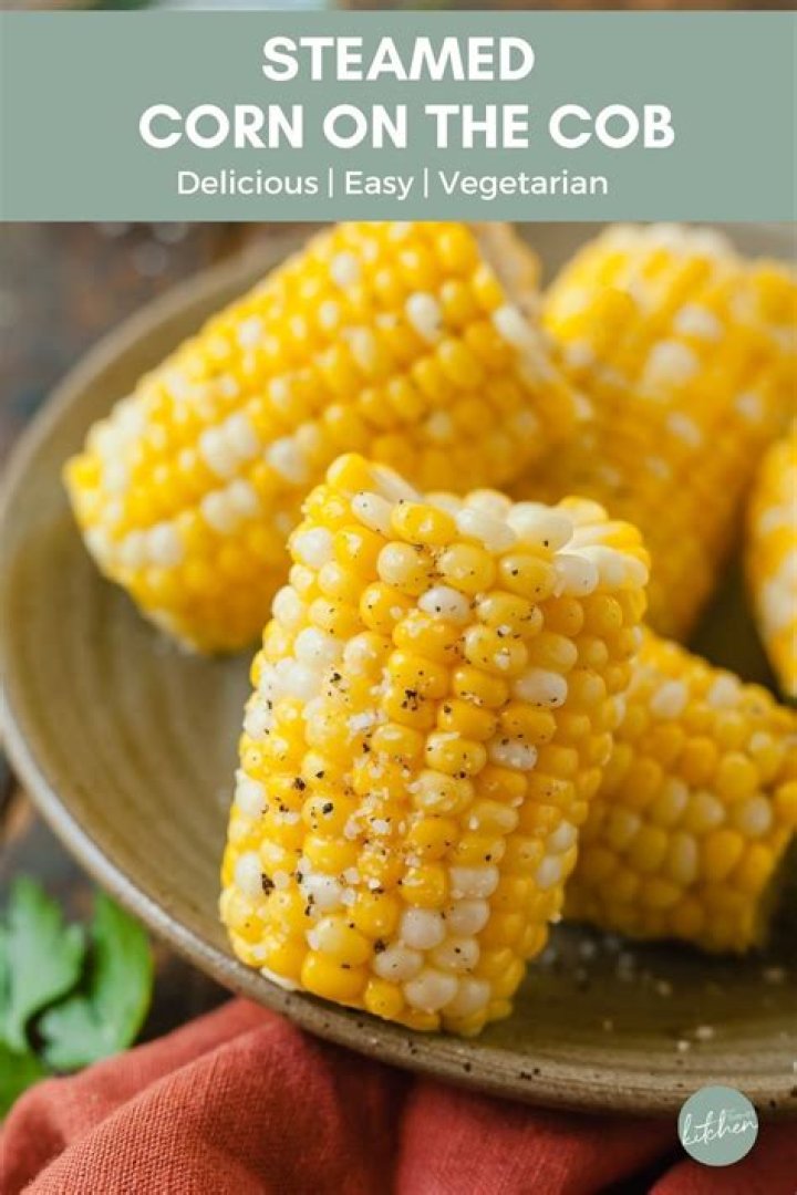 When is steamed corn done?