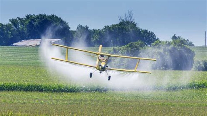 When someone is crop dusting?