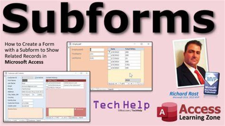 When to use subforms in access?