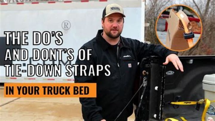 When to use tie down straps?