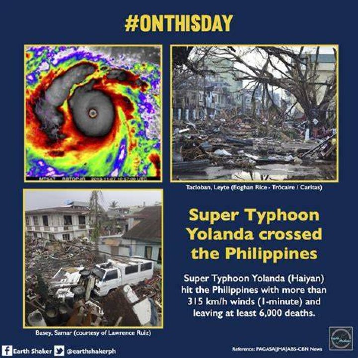 When typhoon rolly landfall?