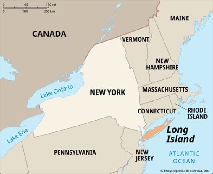 When was long island formed?