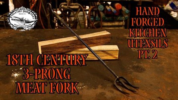 When was the four pronged fork invented?