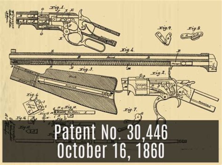 When were lever action rifles invented?