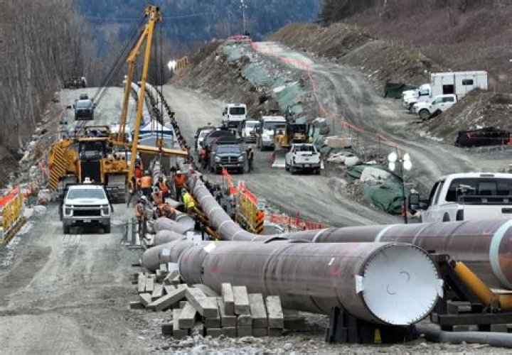 When will the transmountain pipeline be built?