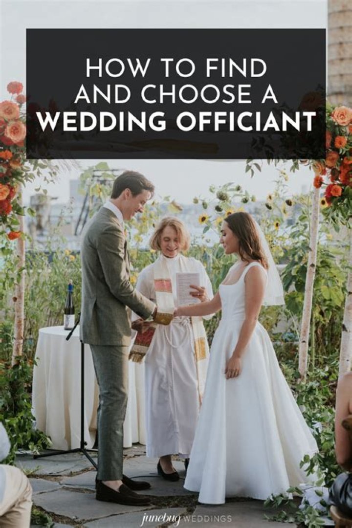 Where can i find someone to officiate a wedding?