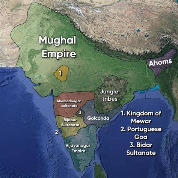 Where from the mughals came to india?