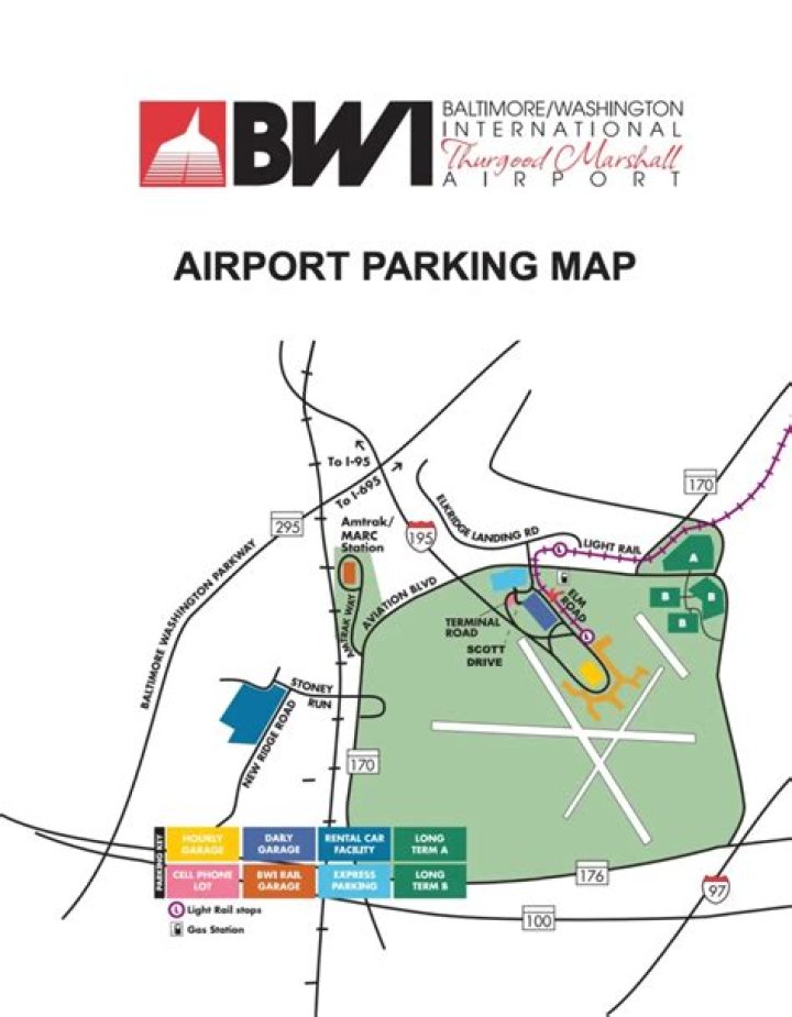 Where is bwi airport located?