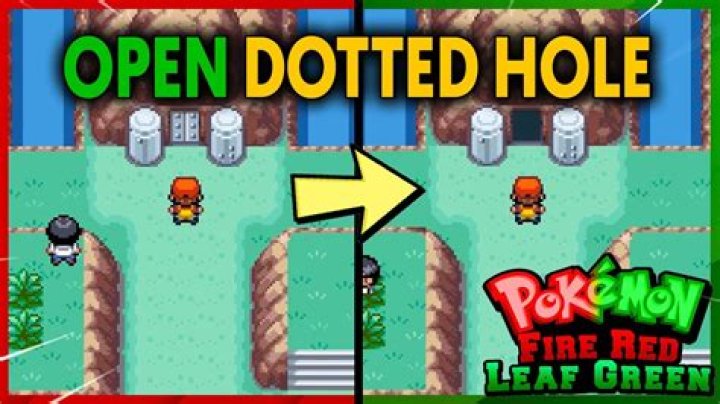 Where is dotted hole fire red?