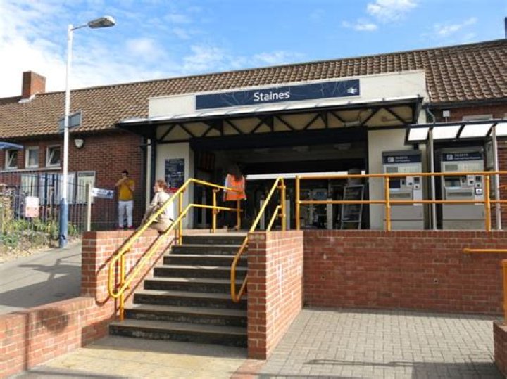 Where is staines train station?