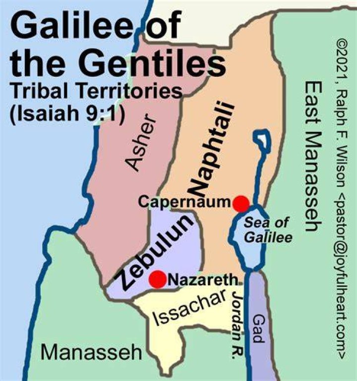 Where is zebulun and naphtali located?