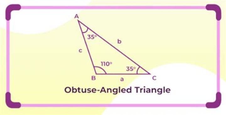 Which one is obtuse angled triangle?