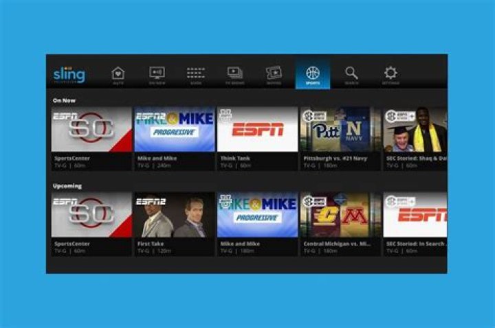 Which sling package has mtv?