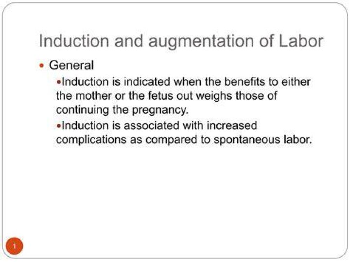 Who augmentation of labour?