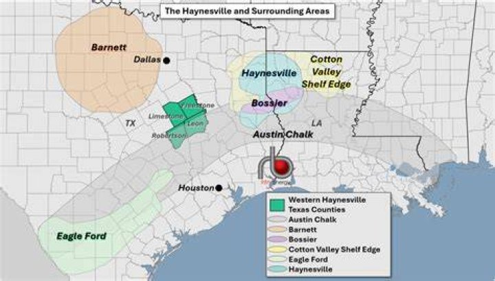 Who discovered the haynesville shale?