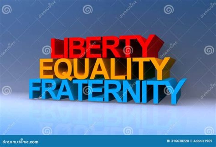 Who influenced the idea of liberty equality and fraternity?