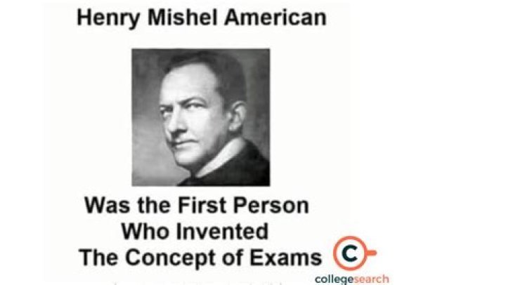 Who invented exams and tests?