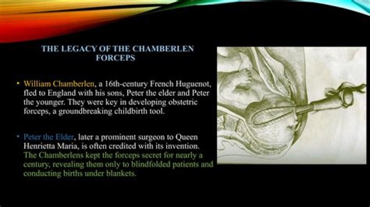 Who invented forceps for birth?