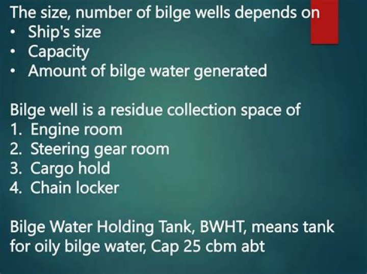 Who is bilge water?