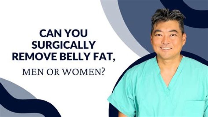 Why can't you surgically remove fat?