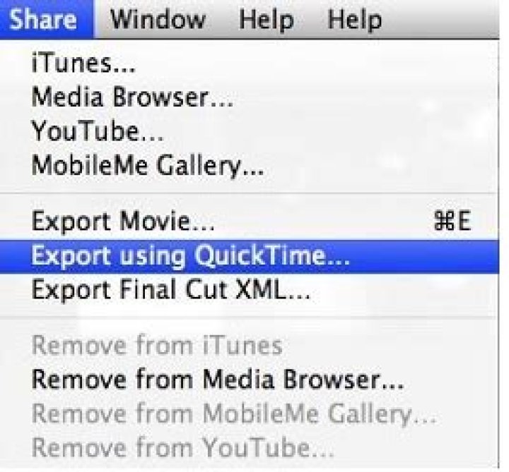 Why exporting imovie failed?