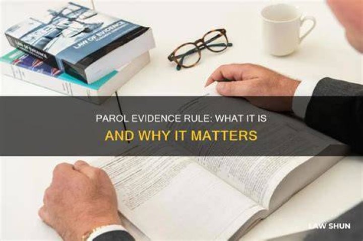 Why is parol evidence rule important?