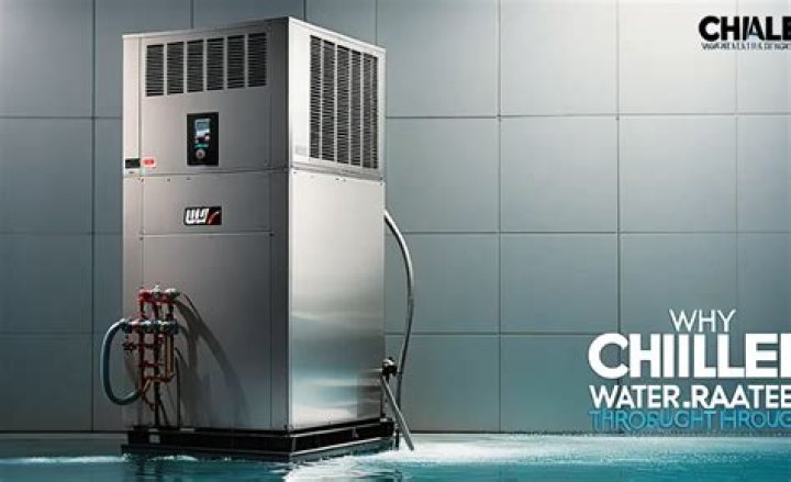 Why must water be circulated through a chiller?