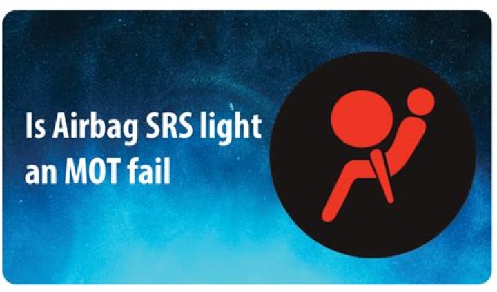 Will a flashing airbag light fail mot?